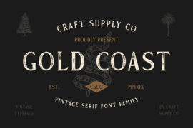 Gold Coast Free Font Family