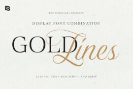 Gold Lines Trial Font Family