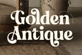 Golden Antique DEMO VERSION Font Family