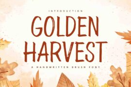 Golden Harvest Font