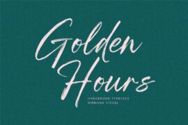 Golden Hours – Demo Version Font