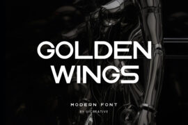GoldenWings Font