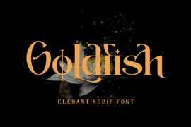 Goldfish – Personal use Font