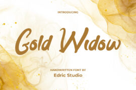 GoldWidowDemo Font