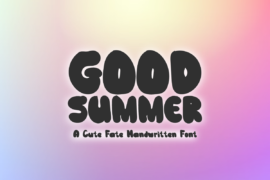 Good Summer Font