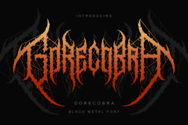 Gorecobra Font