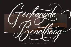 Gorkanyde Benethong DEMO VERSIO Font Family