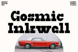 Gosmic Inkwell Font