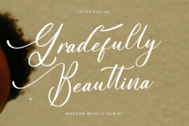 Gradefully Beauttina DEMO VERSI Font Family