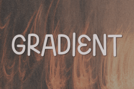 Gradient Font