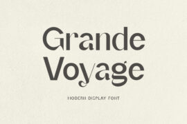 GrandeFoyage Font
