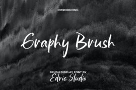 Graphy Brush Demo Font