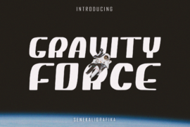 Gravity Force Demo Font