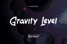 GravityLevelDemo Font