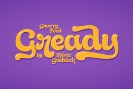 Gready PERSONAL USE ONLY Font Family