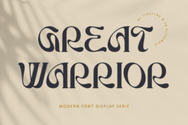 Great Warrior-Personal use Font
