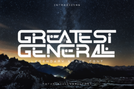 GREATEST GENERAL DEMO Font