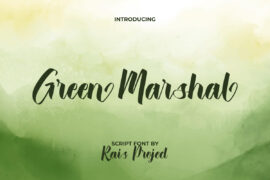 Green Marshal Demo Font