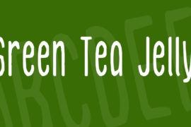Green Tea Jelly Font