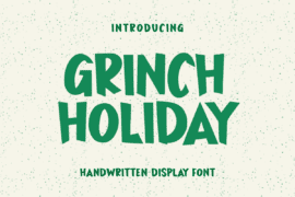 Grinch Holiday Font