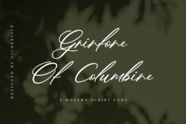 GrinloneOfColumbine Font