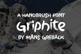 Griphite Drop PERSONAL Font Family