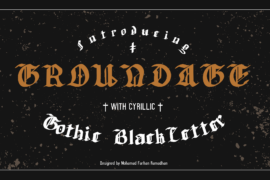 Groundage Font Family
