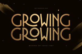 GROWING Font