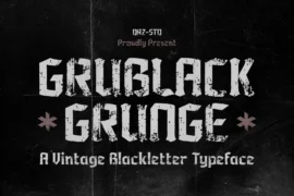 Grublack Font