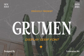 Grumen Demo Font