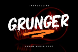 Grunger Font Family