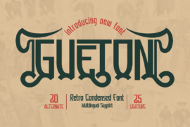 GUETONtrial Font