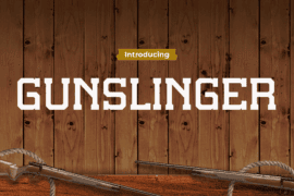 GUNSLINGER Font