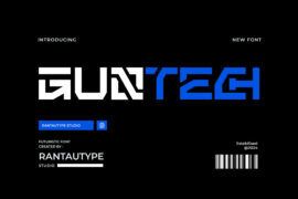 Guntech Font