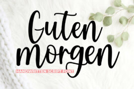 Guten Morgen Font