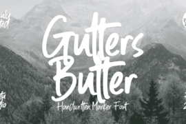 Gutters Butter Rounded Font Family
