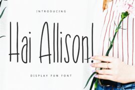 Hai Allison Font