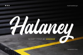 Halaney Demo Font