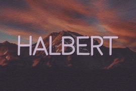 Halbert Font