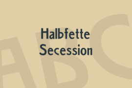 Halbfette Secession Font