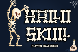 Hallo Skull – personal use Font