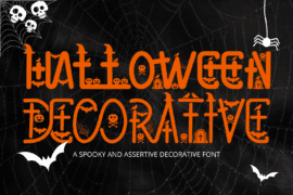 Halloween Decorative Demo Font