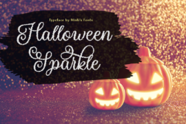Halloween Sparkle Font