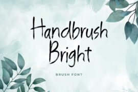 Handbrush Bright Font