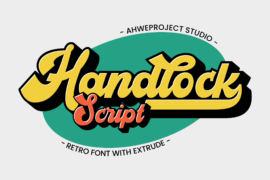 Handlock Font
