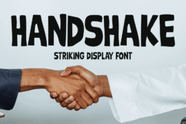 Handshake Font