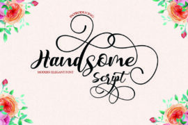 Handsome Script Font