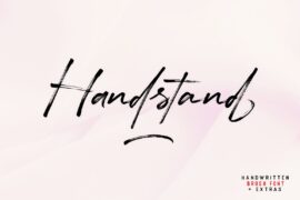 Handstand Font Family