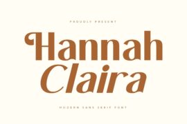 Hannah Claira DEMO VERSION Font Family