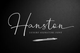 Hanston Demo Font